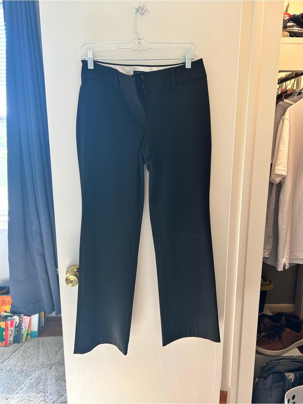 LOFT Black Julie Trouser Petite